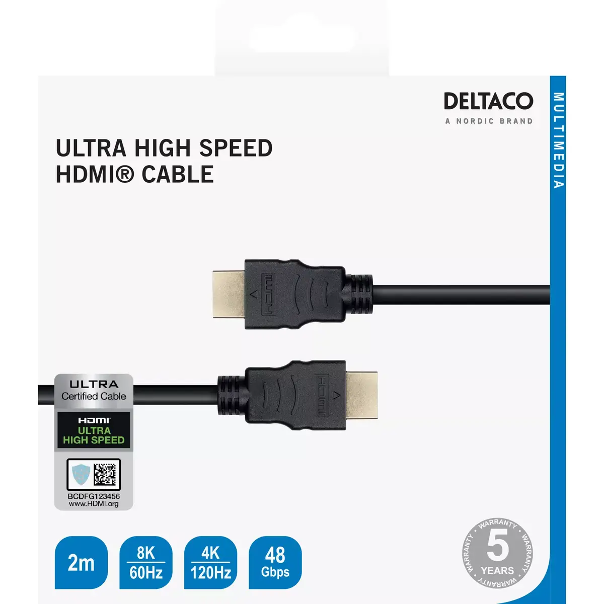 HDMI kabelis Deltaco HU-20-R Photo 4