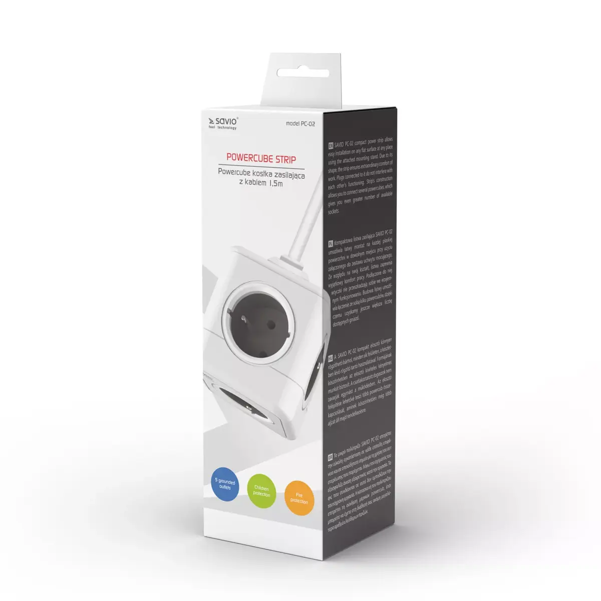 Strāvas pagarinātājs Savio PowerCube PC-02 Photo 3