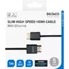DELTACO HDMI-1091-K HDMI kabelis 1 m 4K UHD Photo 4