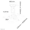 Ceiling Mount Neomounts BEAMER-C80WHITE Photo 11