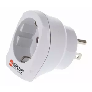 Travel adapter: Europe to USA 115V 15A SKROSS