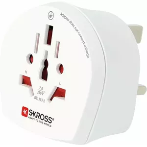 Adapteris UK spraudnis - universāls ligzda 230V 7A SKROSS