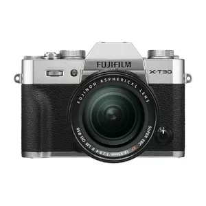 Fujifilm X -T30 II + 18-55mm MILC Body 26,1 MP X-Trans CMOS 4 9600 x 2160 pikseļi Sudrabs, Melns