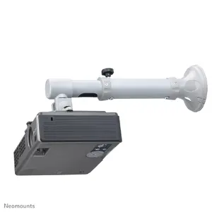 Neomounts BEAMER-W050SILVER Wall Mount for Projectors with Full Motion, Adjustable Distance 37-47 cm, Maximum Load 12 kg, Silver