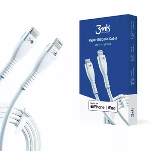 3MK Hyper Silicone Cable USB cable 3MKHSCTTL20WW 1 pc