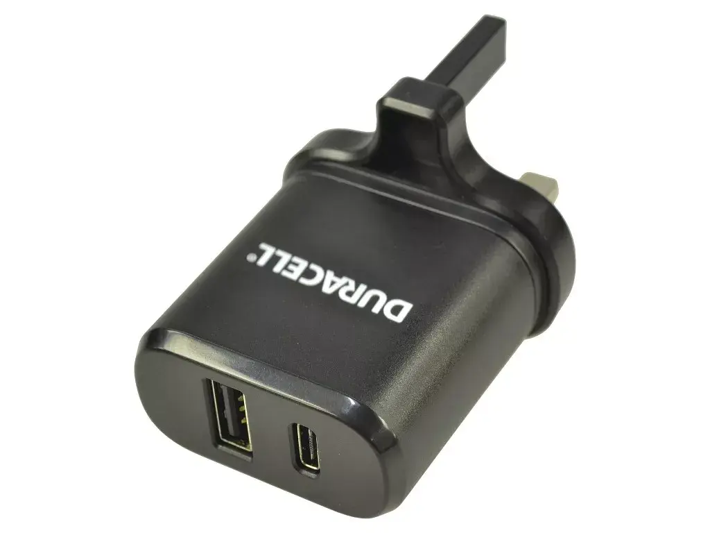 Duracell Mains Charger DRACUSB6-UK Type-C Type-A Photo 2