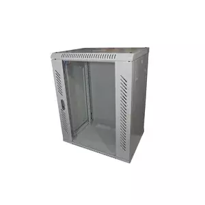 Wall-mount network cabinet Lexi-NET LN15U-60/45 15U 600×450 mm, glass doors, load 60 kg