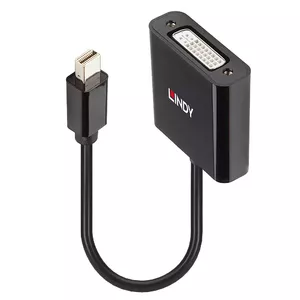 Конвертер Lindy Mini DisplayPort в DVI активный 0.16м черный