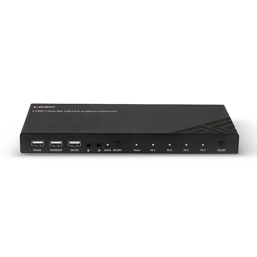 Lindy KVM Switch HDMI 18G USB 2.0 Audio 4 Port Photo 3