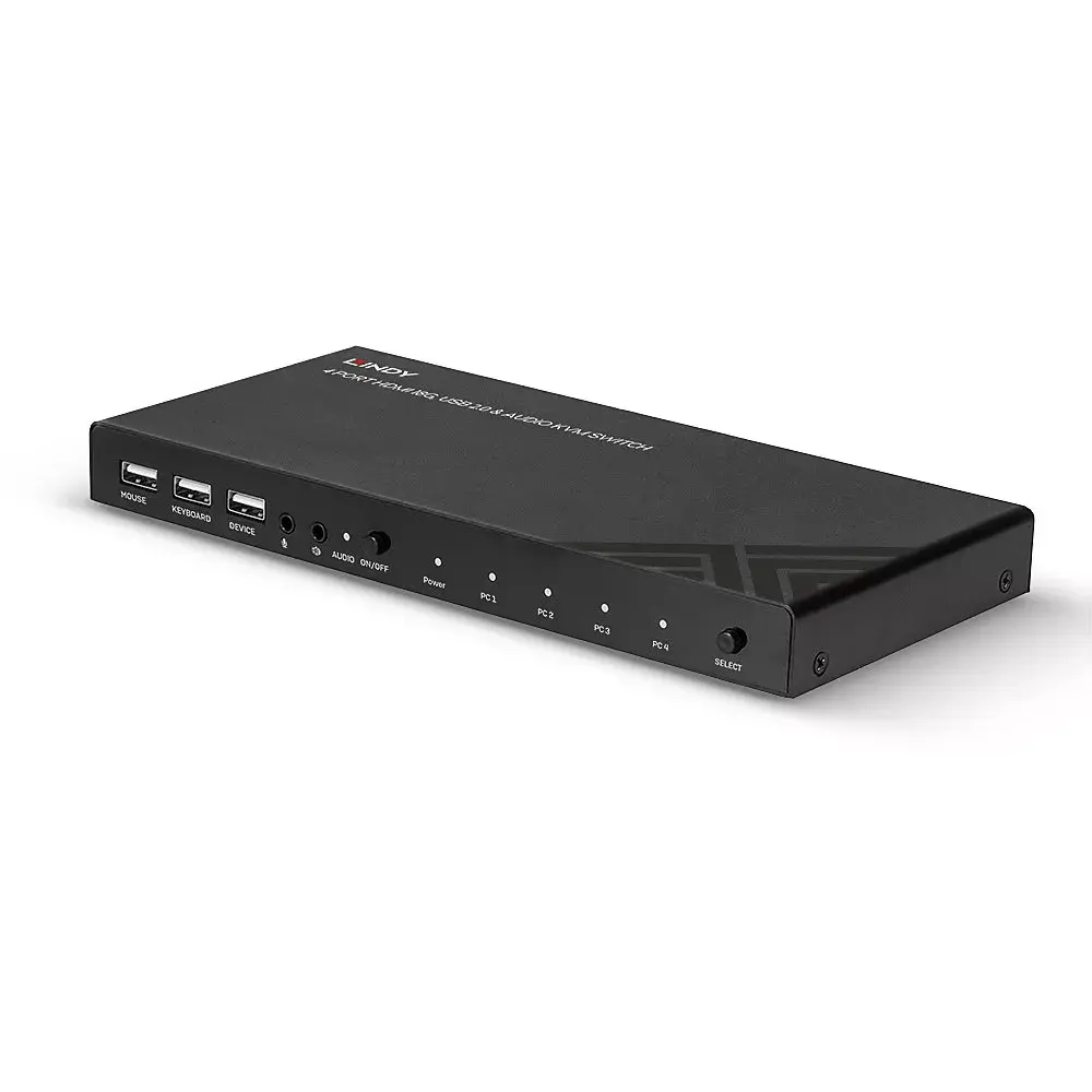 Lindy KVM Switch HDMI 18G USB 2.0 Audio 4 Port Photo 5