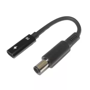 CoreParts MBXUSBC-CO0001 kabeļu spraudņu pāreja USB C 7.4*5.0 Melns