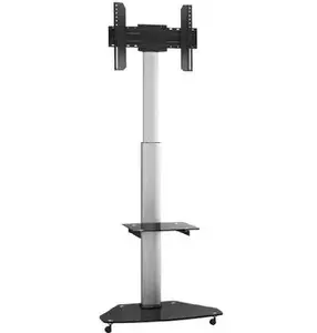myWall HP 1 DL Multimedia Cart for 37-70 inch Flat Panel Displays, Silver