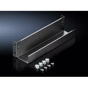 Cable tray Rittal 5302.043 Black Steel 350 mm Depth