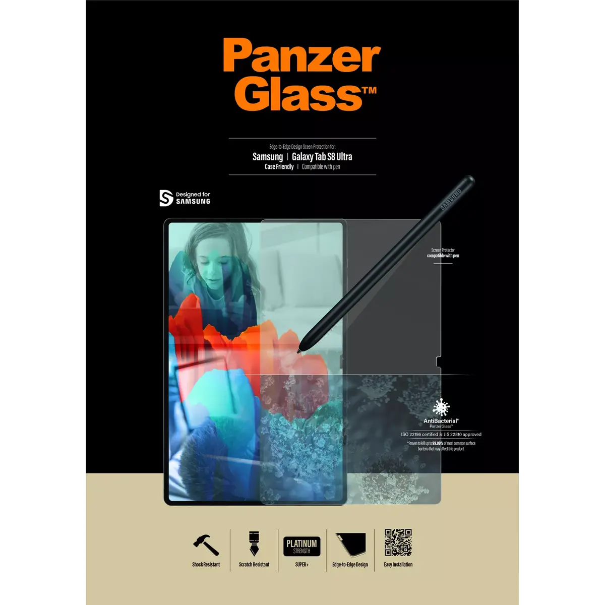 Skaidrs ekrāna aizsargs PanzerGlass Samsung Galaxy Tab S8 Ultra S9 Ultra Photo 13