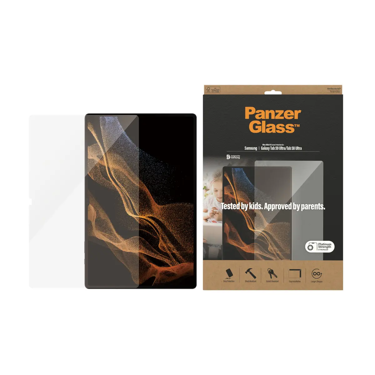 Защитное стекло PanzerGlass для Galaxy Tab S8 Ultra / S9 Ultra Photo 2