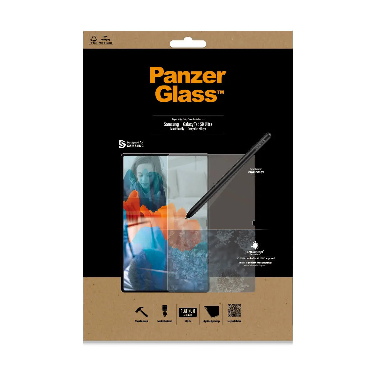 Защитное стекло PanzerGlass для Galaxy Tab S8 Ultra / S9 Ultra Photo 6