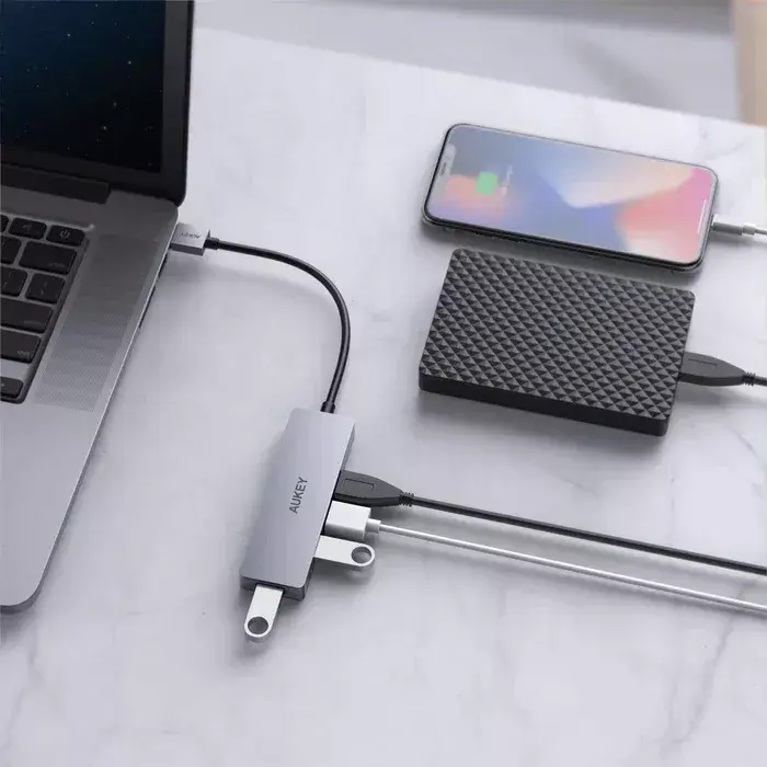 Aukey CB-H36 USB hubs 4 porti USB 3.2 Gen 1 Photo 2