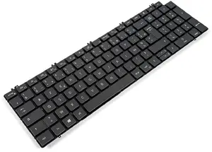 Wired keyboard Dell P2RFG — French (AZERTY) layout, backlit keys