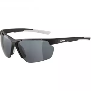 Alpina Sports DEFEY HR Running glasses Semi rimless Black, White