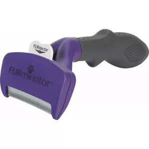 Инструмент для уменьшения линьки для короткошерстных кошек FURminator M/L с эргономичной ручкой и лезвием из нержавеющей стали, 270 г