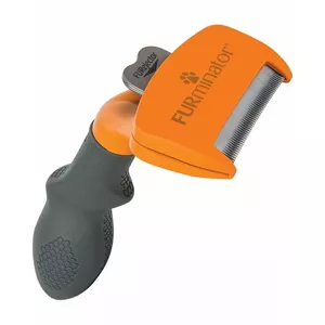 Инструмент для линьки FURminator M для длинношерстных собак, лезвие из нержавеющей стали, размер M (10–25 кг)