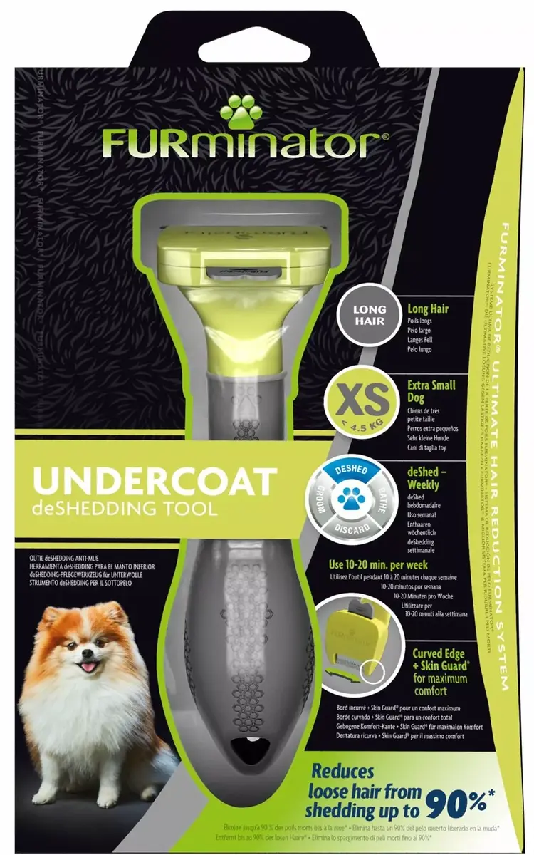 FURminator fur tool for long-haired toy dogs XS Photo 2