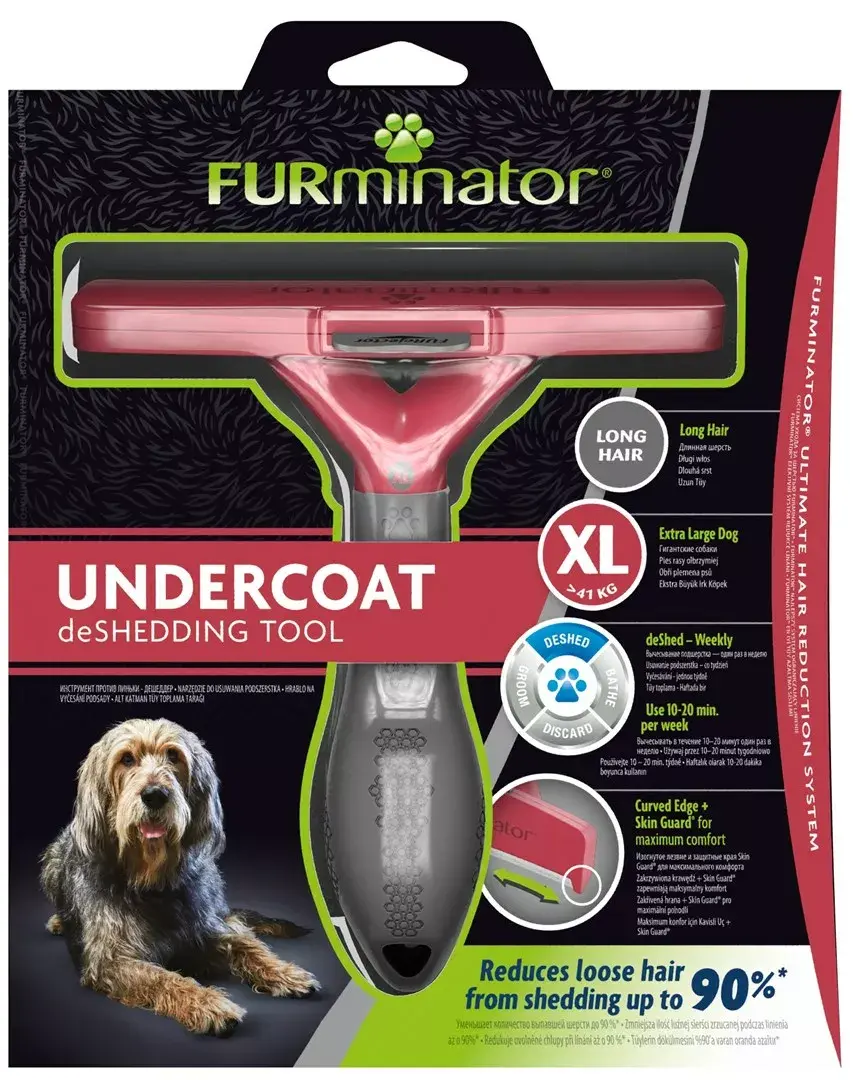 FURminator deShedding Tool FUR151234 для длинношерстных собак Photo 2