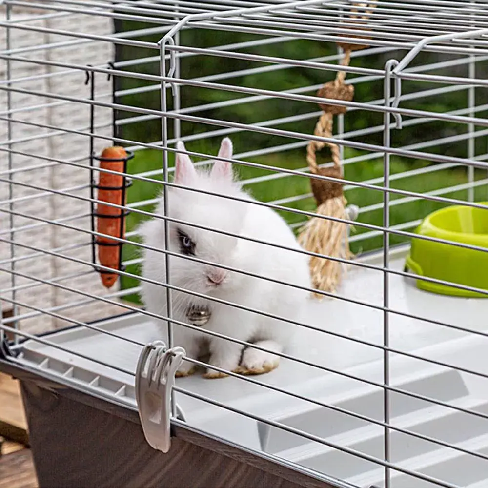 FERPLAST Rabbit 100 cage — metal/plastic 950×570×460 mm Photo 6