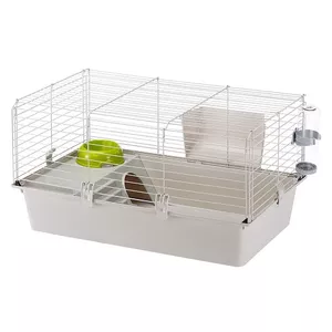 Клетка Ferplast Cavie 80 для морской свинки, металл/пластик, 480×770×420 мм, серый