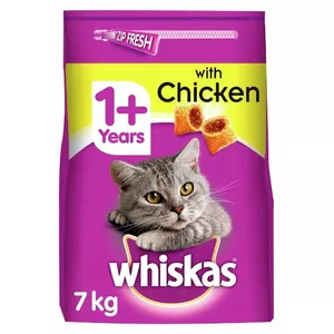 Whiskas Adult ar vistu un dārzeņiem - 7kg