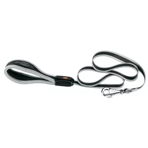 Standard dog lead FERPLAST Ergocomfort 1.2 m, grey, 1.5 cm strap