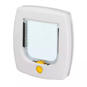 Pet door FERPLAST Swing 3 — plastic flap pet door, 225×50×252 mm, white