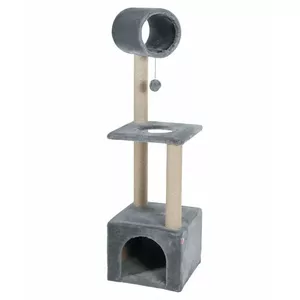 Scratching post ZOLUX Trio for cats, grey — multi-level sisal perch and platform