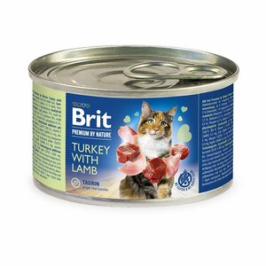 BRIT Premium By Nature Turcija ar jēra gaļu - mitrā kaķu barība - 200 g