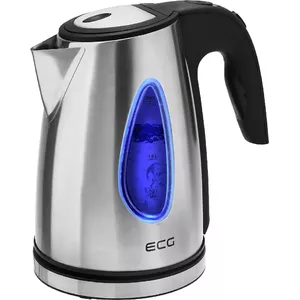 ECG RK 1740 electric kettle 1.7 L 2000 W Black, Stainless steel