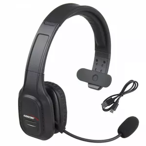 Audiocore 74452 Bluetooth Headset Headphone Noise Reuction Microphone Call CenterGoogle Siri Office Wireless