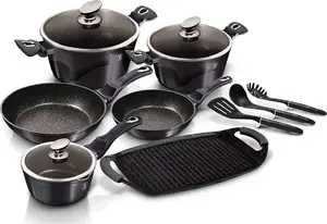 Cookware set berlinger haus BH/6911 — 14 pieces, mixed pots and pans set
