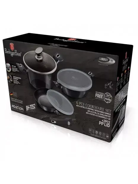 Cookware set berlinger haus BH/7052 — 6-piece aluminium Photo 2
