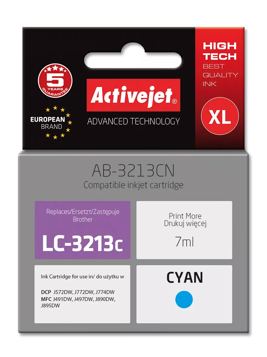 Tintes kasetne ActiveJet AB-3213CN saderīga ar