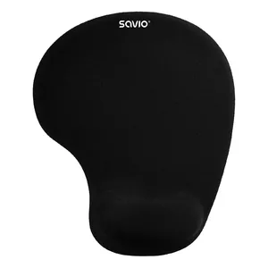 Savio MP-01B mouse pad black Melns