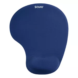 SAVIO mouse pad MP-01NB with gel wrist rest, 230×190×3 mm, garnet (monotone)