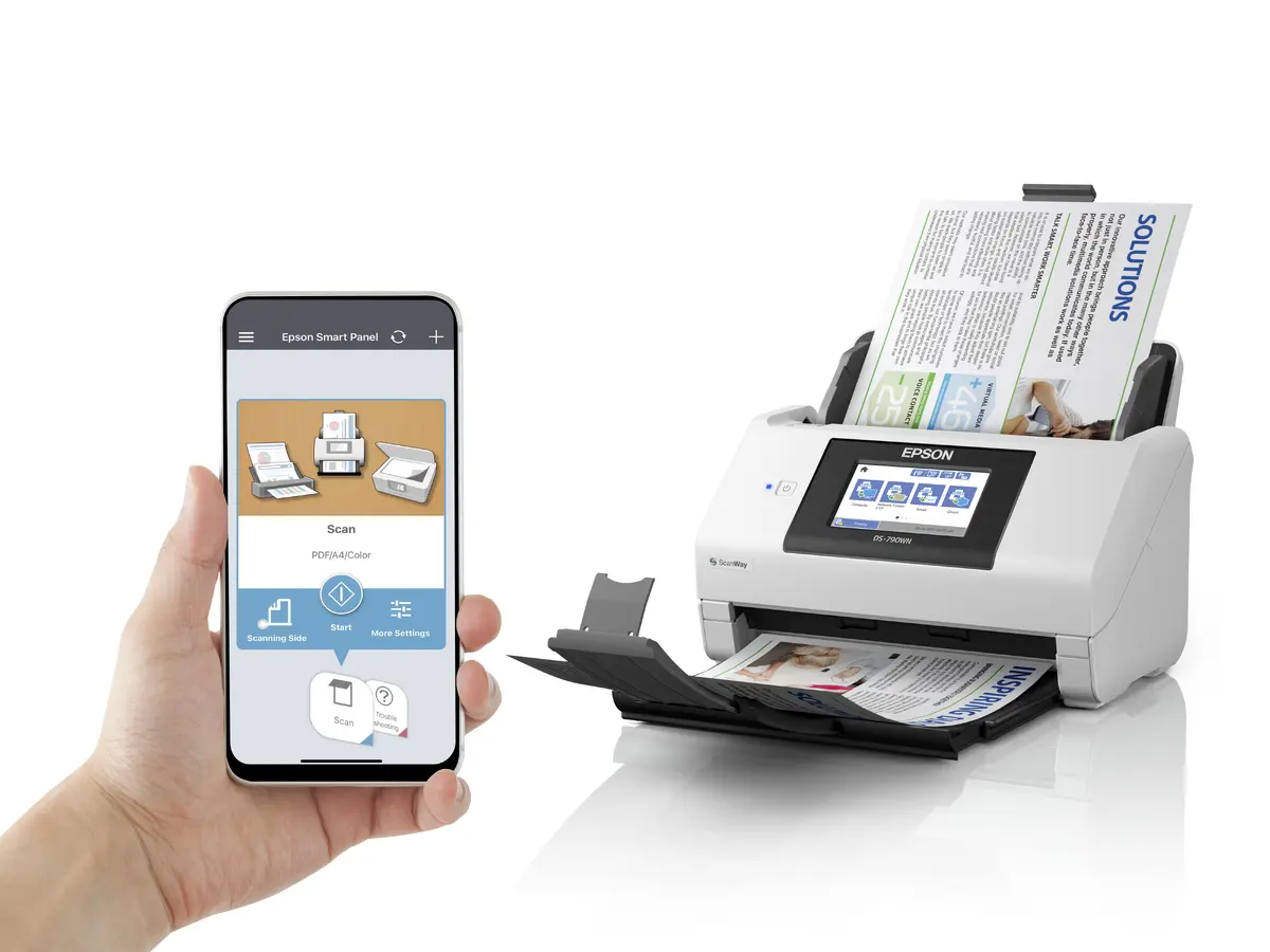 Epson WorkForce DS-790WN Sheet-fed Document Scanner Photo 7