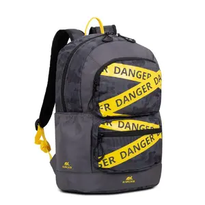 Mugursoma Rivacase Erebus 33.8 cm (13.3") Pelēks Kamuflāža