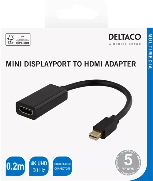 Адаптер видео кабеля Deltaco 00110024 Photo 3