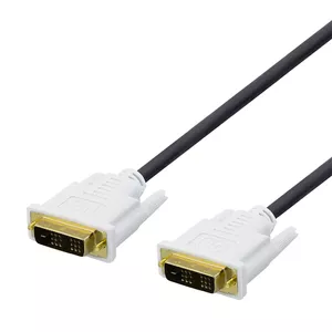 DVI-D Dual Link cable DELTACO 00120004 3 m — DVI-D Dual Link, 1080p@60Hz, black