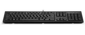 Клавиатура HP 125 проводная полноразмерная USB мембранная QWERTY черная