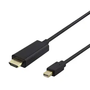 DELTACO miniDisplayPort to HDMI cable, 3 m, supports 4K UHD
