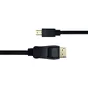 DELTACO DisplayPort uz miniDisplayPort kabelis 1 m Photo 3