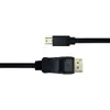DELTACO DP-1121-K DisplayPort uz miniDP kabelis Photo 2