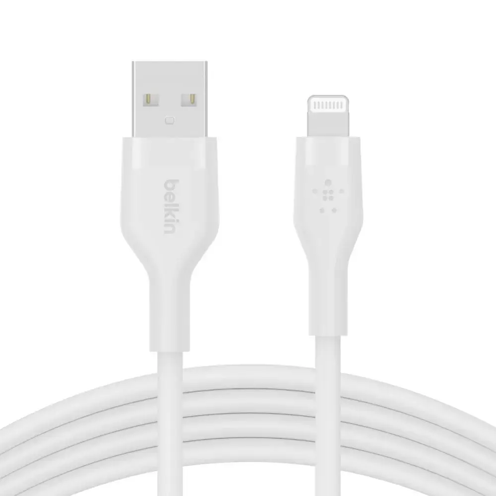 Cable Belkin Cbl Scicone USB-A LTG 2M blc Photo 3